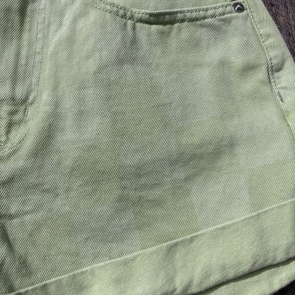 Women’s shorts Wild Fable Highest Rise Green Checkered Mom Shorts size 4 - Picture 3 of 10
